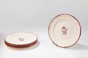 GIO PONTI - Servizio di cinque piatti
