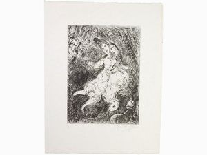 Marc Chagall : L'Envole 1967  - Asta Grafica contemporanea: La Collezione di Leonardo Vasile - Associazione Nazionale - Case d'Asta italiane