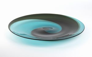 Tapio Wirkkala per Venini - Piatto ''Coreano'' in vetro di Murano