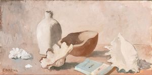 Felice Carena : Natura morta  - Asta Arte Moderna e Contemporanea / Ceramiche del '900. Con una collezione di pittura futurista - Associazione Nazionale - Case d'Asta italiane