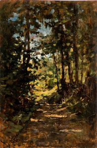 GIUSEPPE AUGUSTO LEVIS - Cammino nel bosco