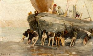 RODOLFO PREMOLI - Barca arenata