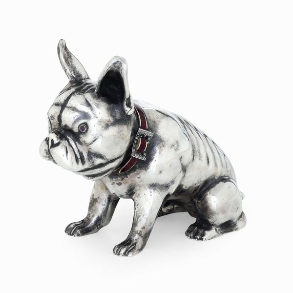 Bulldog francese. Marchi per Sanpietroburgo 1896-1908. Marchi dell'atelier Karl Faberg� e del maestro argentiere Julius Alexandrovitch Rapport (1864-1916)  - Asta Argenti da collezione | Antichi - Associazione Nazionale - Case d'Asta italiane