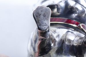 Bulldog francese. Marchi per Sanpietroburgo 1896-1908. Marchi dell'atelier Karl Faberg� e del maestro argentiere Julius Alexandrovitch Rapport (1864-1916)  - Asta Argenti da collezione | Antichi - Associazione Nazionale - Case d'Asta italiane