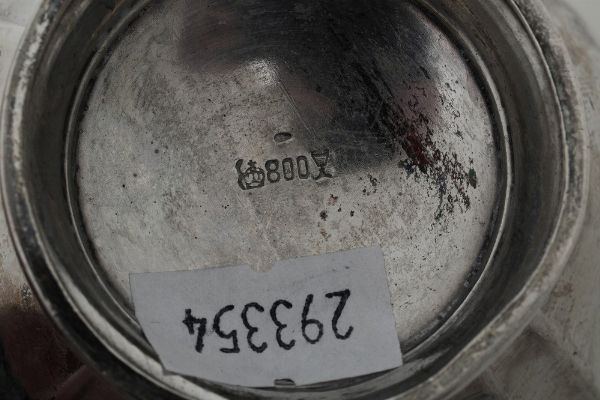 Servizio da t� e caff� con vassoio. Argenteria tedesca, inizi del XX secolo  - Asta Argenti da collezione | XX secolo - Associazione Nazionale - Case d'Asta italiane