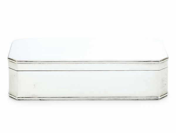 Scatola. Argenteria artistica italiana del XX secolo. Argentiere Bartolini Bartolozzi, Firenze per Serra Roma  - Asta Argenti da collezione | XX secolo - Associazione Nazionale - Case d'Asta italiane