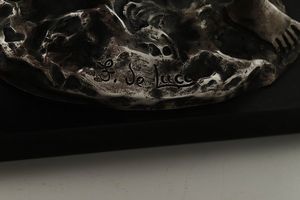 Pastorella. Argento fuso e cesellato. Ferdinando De Luca, Napoli XX secolo  - Asta Argenti da collezione | XX secolo - Associazione Nazionale - Case d'Asta italiane