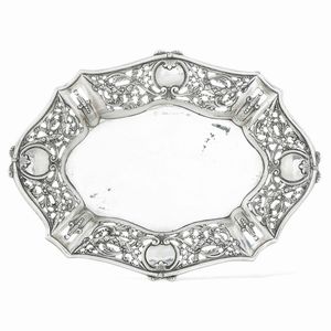 Cestino. Argenteria artistica fiorentina del XX secolo  - Asta Argenti da collezione | XX secolo - Associazione Nazionale - Case d'Asta italiane