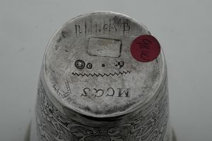 Bicchiere Breslavia. Prima met� del XVIII secolo  - Asta Argenti da collezione | XX secolo - Associazione Nazionale - Case d'Asta italiane