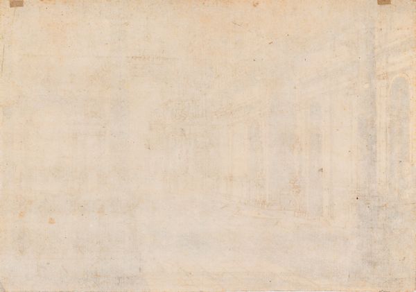 Scuola del XVIII secolo Capriccio architettonico  - Asta Old Masters - Associazione Nazionale - Case d'Asta italiane