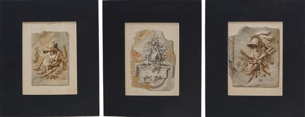 Benigno Bossi : Panoplie  - Asta Disegni Antichi - Associazione Nazionale - Case d'Asta italiane