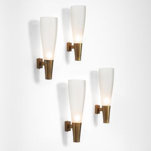 PIETRO CHIESA - Quattro lampade a parete.