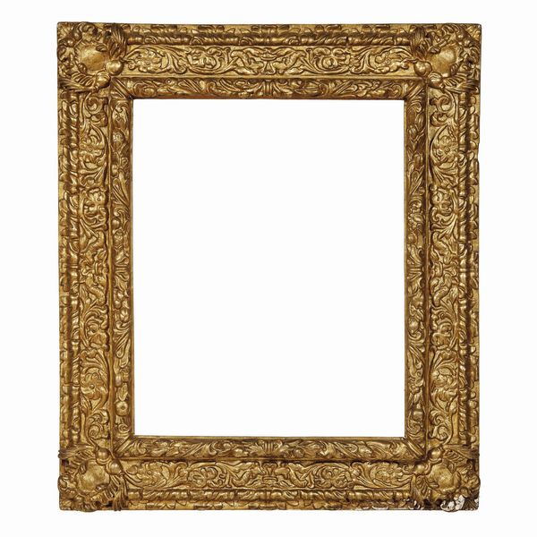 CORNICE, EMILIA, SECOLO XVII  - Asta L'ARTE DI ORNARE I QUADRI: CORNICI DAL RINASCIMENTO ALL'OTTOCENTO - Associazione Nazionale - Case d'Asta italiane