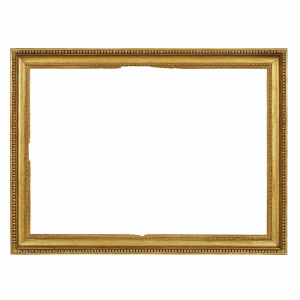 GRANDE CORNICE, TOSCANA, FINE SECOLO XVIII  - Asta L'ARTE DI ORNARE I QUADRI: CORNICI DAL RINASCIMENTO ALL'OTTOCENTO - Associazione Nazionale - Case d'Asta italiane