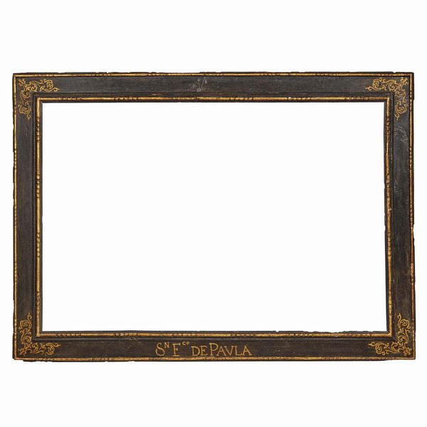 COPPIA DI CORNICI, TOSCANA, SECOLO XVII  - Asta L'ARTE DI ORNARE I QUADRI: CORNICI DAL RINASCIMENTO ALL'OTTOCENTO - Associazione Nazionale - Case d'Asta italiane