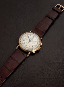 ROLEX : Cronografo Antimagnetico cassa moneta ref 4062 in oro giallo 18k due contatori quadrante argent� con scala tachimetrica  - Asta Orologi da Polso - Associazione Nazionale - Case d'Asta italiane