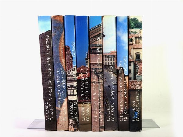 Otto libri sulle chiese di Firenze  - Asta Arredi e dipinti antichi da una villa a Viareggio - Associazione Nazionale - Case d'Asta italiane