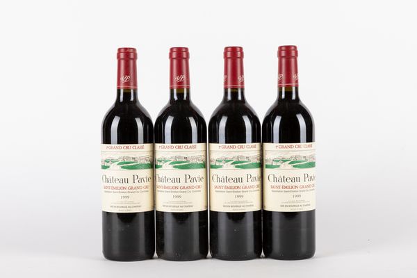 FRANCIA : CHATEAU PAVIE 1999 (4 BT)  - Asta Vini e Distillati - Associazione Nazionale - Case d'Asta italiane