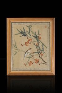 DIPINTO - Dipinto su seta