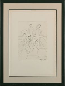 ALIGI SASSU : La colomba  - Asta Grafica Internazionale e Multipli d'Autore - Associazione Nazionale - Case d'Asta italiane