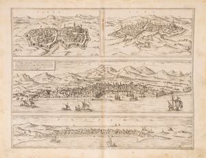 Braun, Georg - Hogenberg, Frans - Parma - Sena - Panhormus, Palermo vulgariter, - Drepanum