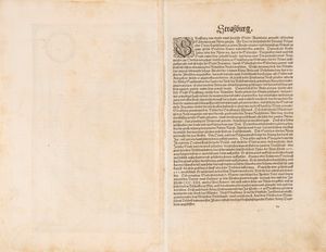 Braun, Georg - Hogenberg, Frans : Argentoratum (odierna Stasburgo).  - Asta Libri, Autografi e Stampe - Associazione Nazionale - Case d'Asta italiane