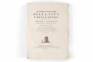 Filippo Maria Renazzi - Notizie storiche della vita e delle opere di maestro Nicola Zabaglia