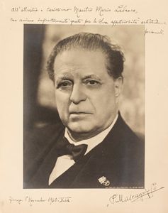PIETRO MASCAGNI - Foto con dedica