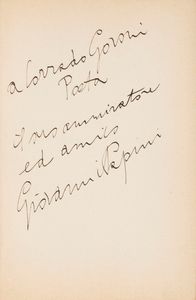 Papini, Giovanni : Mostra Personale.  - Asta Libri, Autografi e Stampe - Associazione Nazionale - Case d'Asta italiane