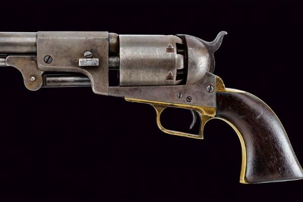 Rarissimo Colt Second Model Dragoon Revolver  - Asta Una Vasta Selezione di Armi da Fuoco Americane - Associazione Nazionale - Case d'Asta italiane