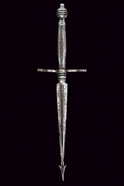 Curioso pugnale con punta a freccia  - Asta Una Vasta Selezione di Armi da Fuoco Americane - Associazione Nazionale - Case d'Asta italiane