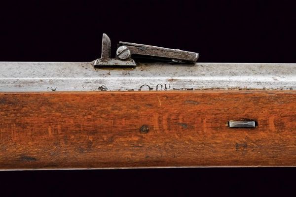 Kammerbuchse Mod. 1849 con sistema Augustin con baionetta  - Asta Una Vasta Selezione di Armi da Fuoco Americane - Associazione Nazionale - Case d'Asta italiane