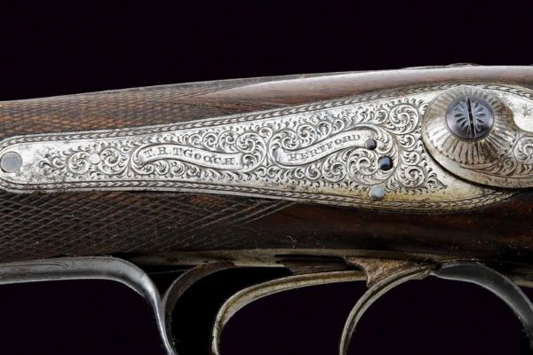 Doppietta a spillo T.R.T. Gooch  - Asta Una Vasta Selezione di Armi da Fuoco Americane - Associazione Nazionale - Case d'Asta italiane