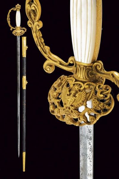 Spadino da diplomatico  - Asta Una Vasta Selezione di Armi da Fuoco Americane - Associazione Nazionale - Case d'Asta italiane