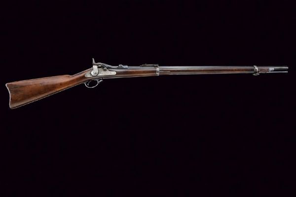 Fucile a retrocarica Springfield Trapdoor mod. 1884  - Asta Una Vasta Selezione di Armi da Fuoco Americane - Associazione Nazionale - Case d'Asta italiane