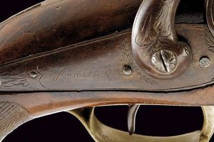 Paio di pistole a luminello da ufficiale di Ammirata  - Asta Una Vasta Selezione di Armi da Fuoco Americane - Associazione Nazionale - Case d'Asta italiane