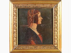 Da Giovanni Ambrogio de Predis - Ritratto femminile di profilo (Beatrice d'Este?)