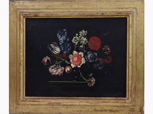 Bartolomeo Ligozzi - Natura morta con vaso di fiori
