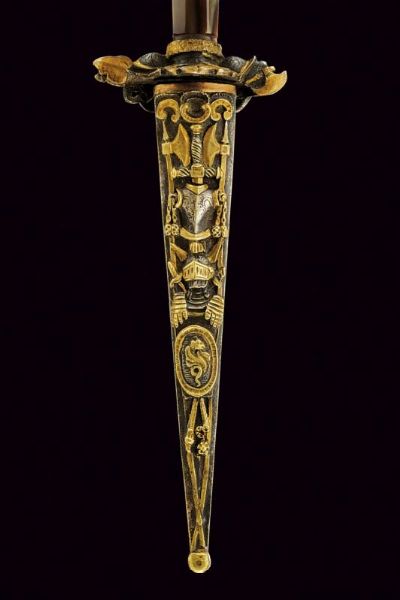 Pugnale romantico  - Asta Rare Armi Antiche e Militaria da tutto il mondo - Associazione Nazionale - Case d'Asta italiane