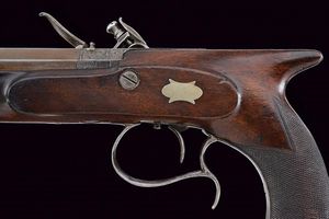 Interessante pistola a pietra focaia di  E. C. Storm  - Asta Rare Armi Antiche e Militaria da tutto il mondo - Associazione Nazionale - Case d'Asta italiane