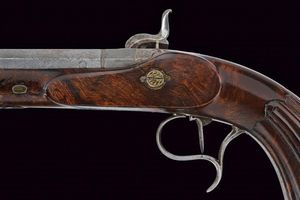 Pistola a luminello da tiro di Lepage  - Asta Rare Armi Antiche e Militaria da tutto il mondo - Associazione Nazionale - Case d'Asta italiane