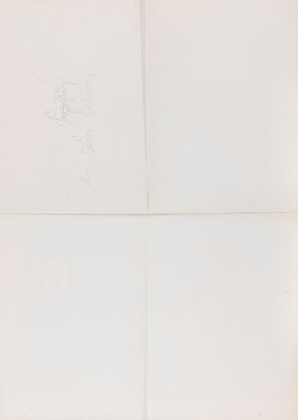 Joseph Beuys (rif.) : lotto composto da 01 poster e 01 catalogo (a;b)  - Asta Testimonianze Contemporanee: Documenti, Libri, Fotografie e Opere d'Arte - Associazione Nazionale - Case d'Asta italiane