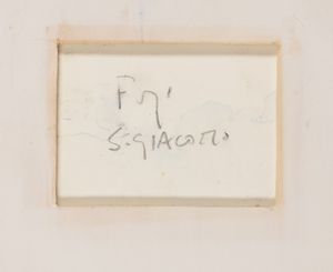 Giovanni Frangi : San Giorgio  - Asta Arte moderna e contemporanea - Associazione Nazionale - Case d'Asta italiane