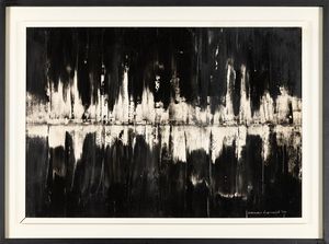 Herman Normoid : Aspettando lungo il fiume  - Asta Arte moderna e contemporanea - Associazione Nazionale - Case d'Asta italiane