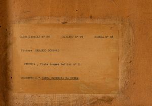 Gerardo Dottori : Santa Caterina da Siena  - Asta Arte moderna e contemporanea - Associazione Nazionale - Case d'Asta italiane