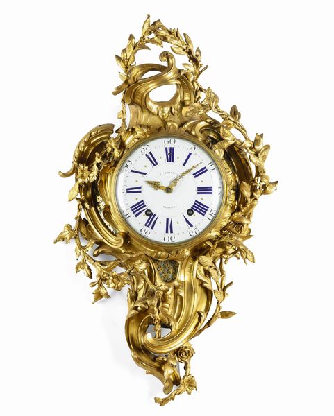 Pendola Cartel da parete. Francia, seconda met� XVIII secolo  - Asta Dimore Italiane - Associazione Nazionale - Case d'Asta italiane