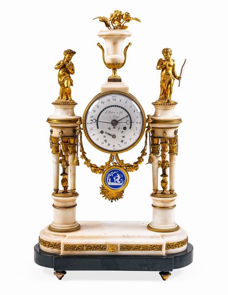 Orologio a portico Luigi XVI. Francia, fine XVIII secolo  - Asta Dimore Italiane - Associazione Nazionale - Case d'Asta italiane