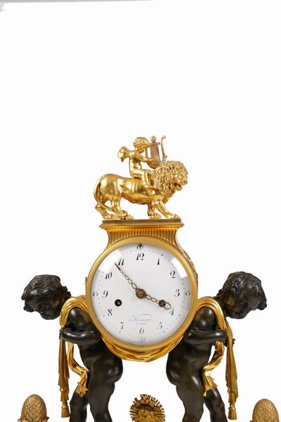 Pendola da appoggio. Charles-Guillaume Mani�re, Parigi, fine XVIII - inizio XIX secolo  - Asta Dimore Italiane - Associazione Nazionale - Case d'Asta italiane