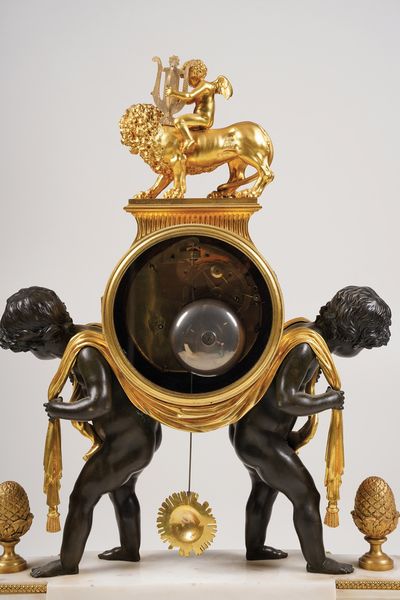 Pendola da appoggio. Charles-Guillaume Mani�re, Parigi, fine XVIII - inizio XIX secolo  - Asta Dimore Italiane - Associazione Nazionale - Case d'Asta italiane