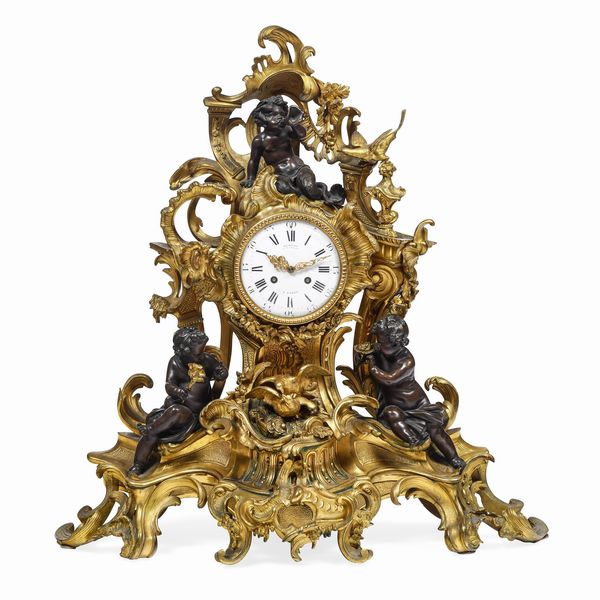 Pendola, Jean-Fran�ois Deni�re, Parigi, XIX secolo  - Asta Dimore Italiane - Associazione Nazionale - Case d'Asta italiane